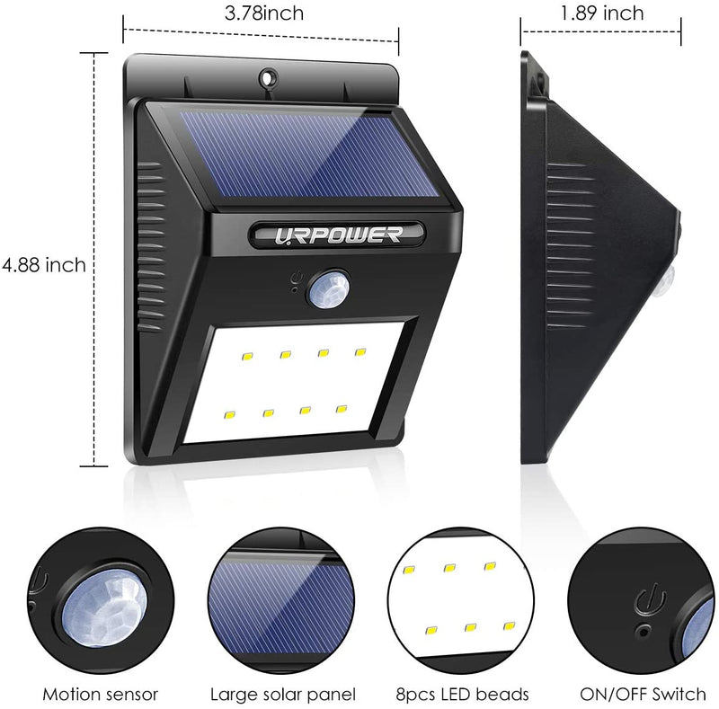 Solar Lights Wireless Waterproof Motion Sensor