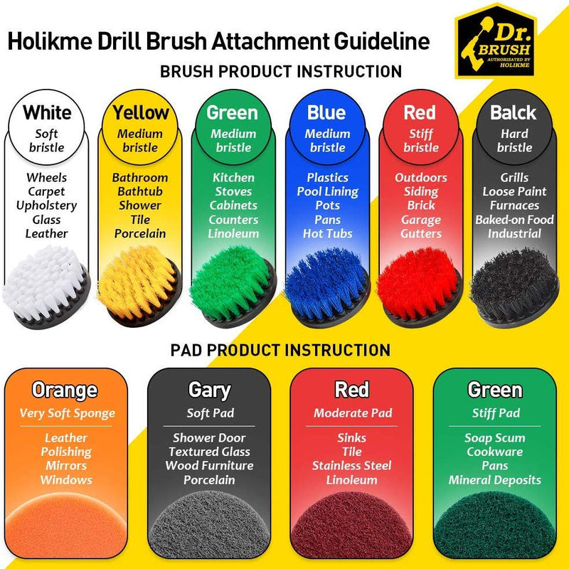 Drill Brush Pads & Sponge