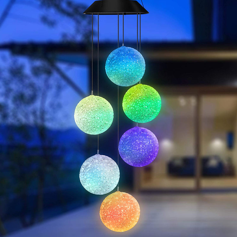 Color Changing Solar Crystal Ball