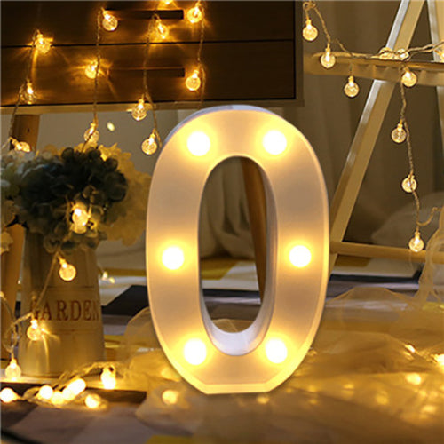 Arabic numerals Led Night Lights Party decoration