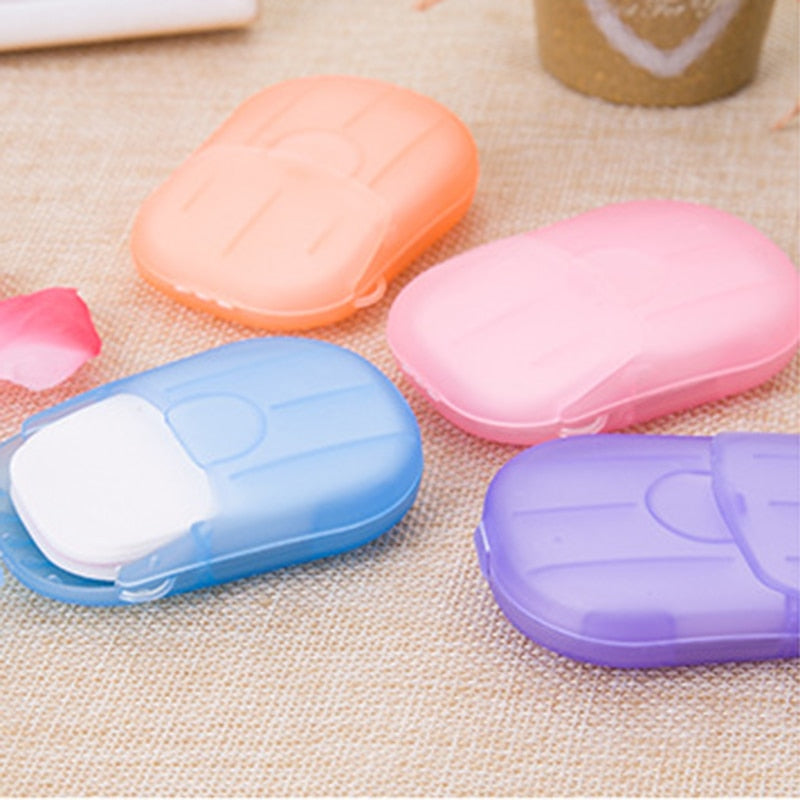 Outdoor Travel Soap Paper Washing Hand Bath Clean