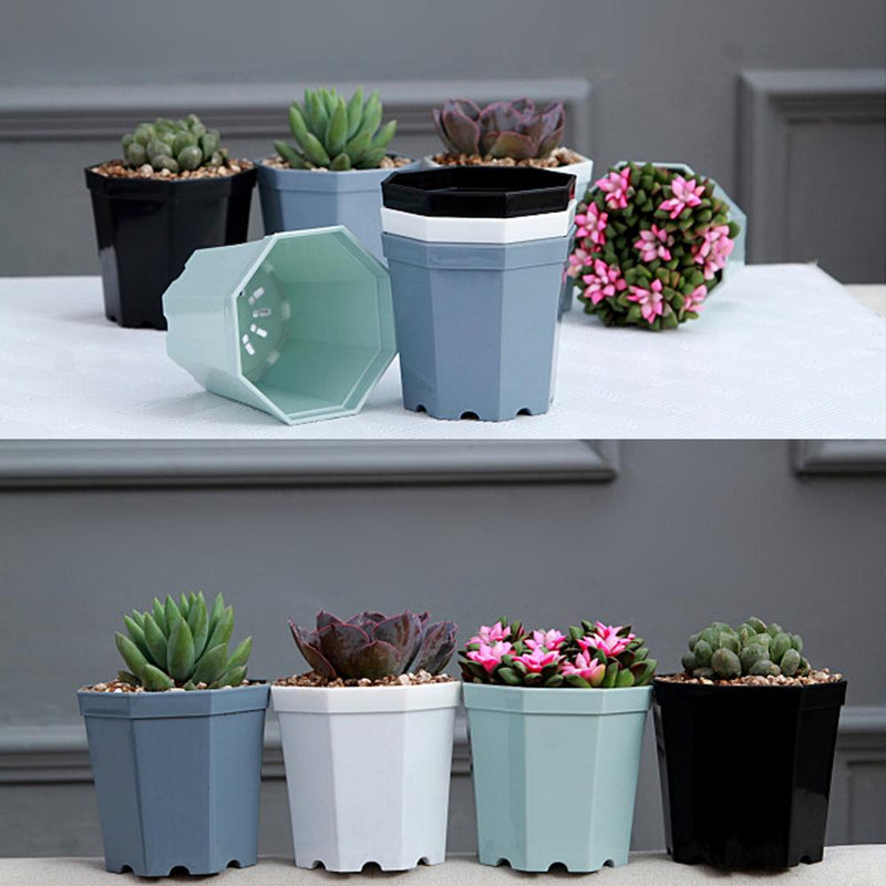 Octagon Decorative Pots For Office Desk