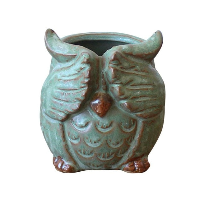 Cartoon Owl-shaped Flower Pot