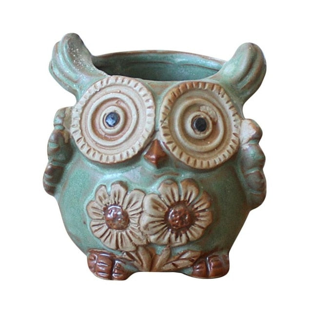 Cartoon Owl-shaped Flower Pot