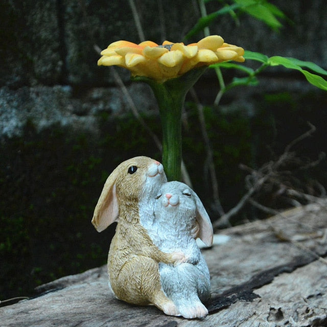 Cute Easter Rabbit Desk Decoration