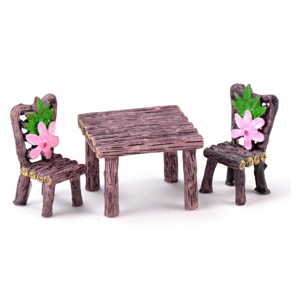 15 Style Mini Chair Home Decor Ornaments Figurines Toys