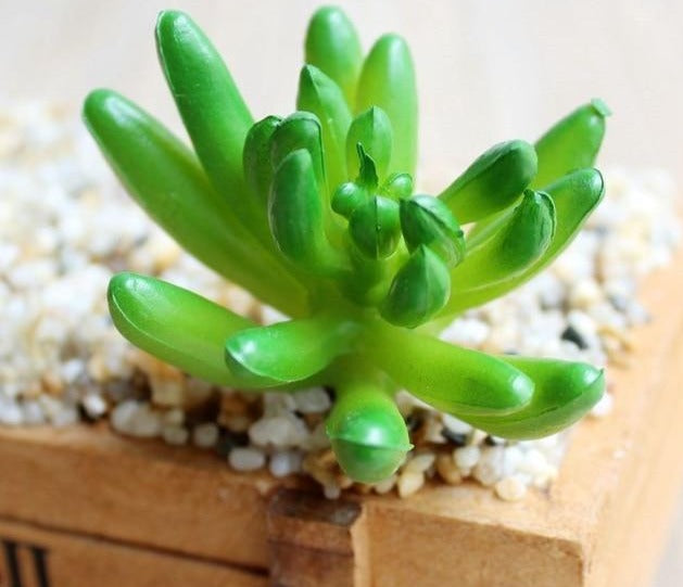 39Styles Green Artificial Succulents Plants for Home Garden