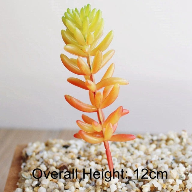 39Styles Green Artificial Succulents Plants for Home Garden