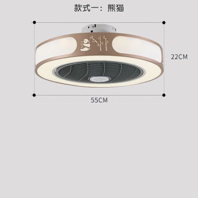 2020 Brand New LED Fan Light  Smart Ceiling Fan Lights 2.4G remote control Promise dimming  Restaurant Fan lamp AC110V AC220V