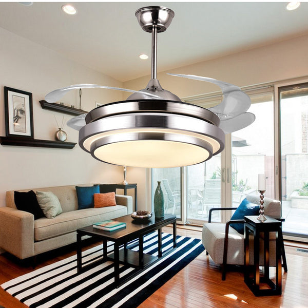 Modern Lights Lamps Remote Control Ceiling Fan